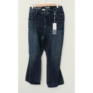 Laurie Felt Jeans Women's Size 26WP Petite Classic Denim Crop Bootcut Blue